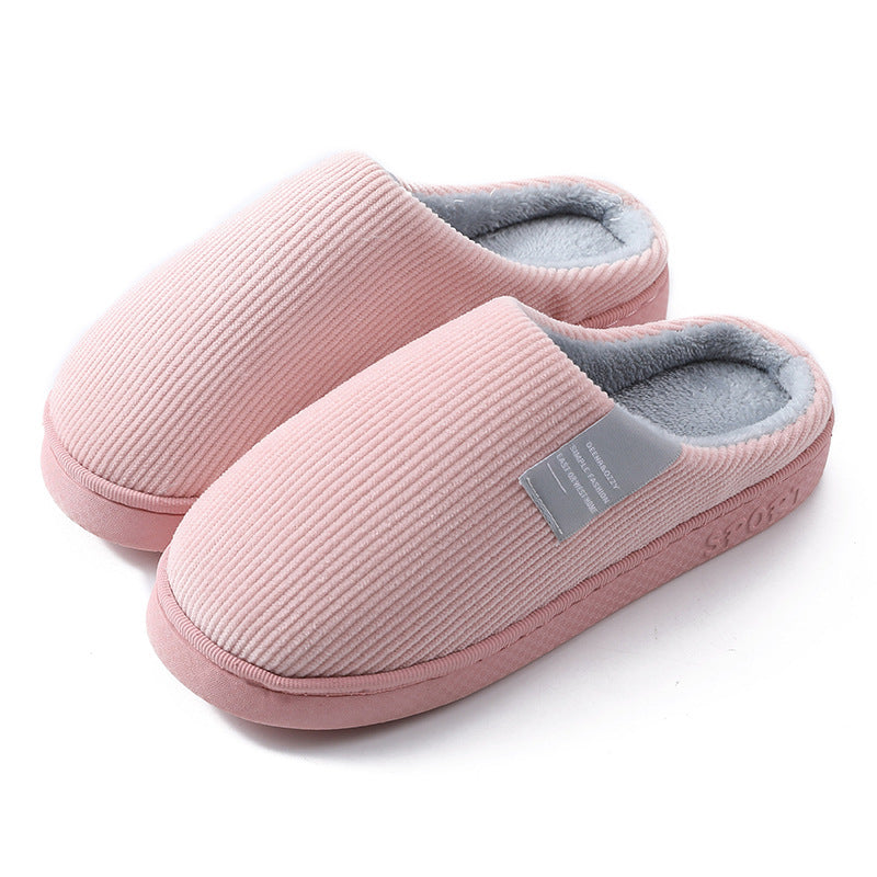 #26 - Corduroy Anti-Slip Plush Slippers