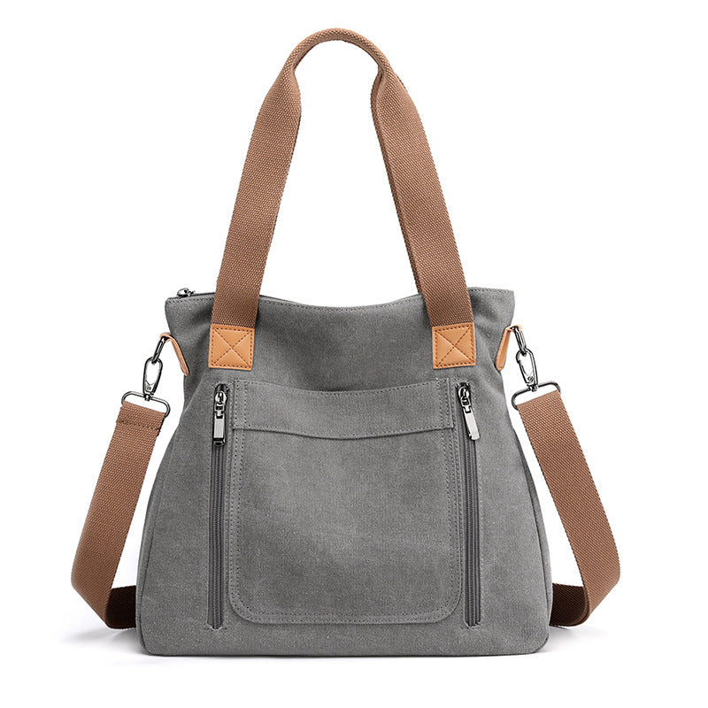 Women Large Canvas Shoulder Bag