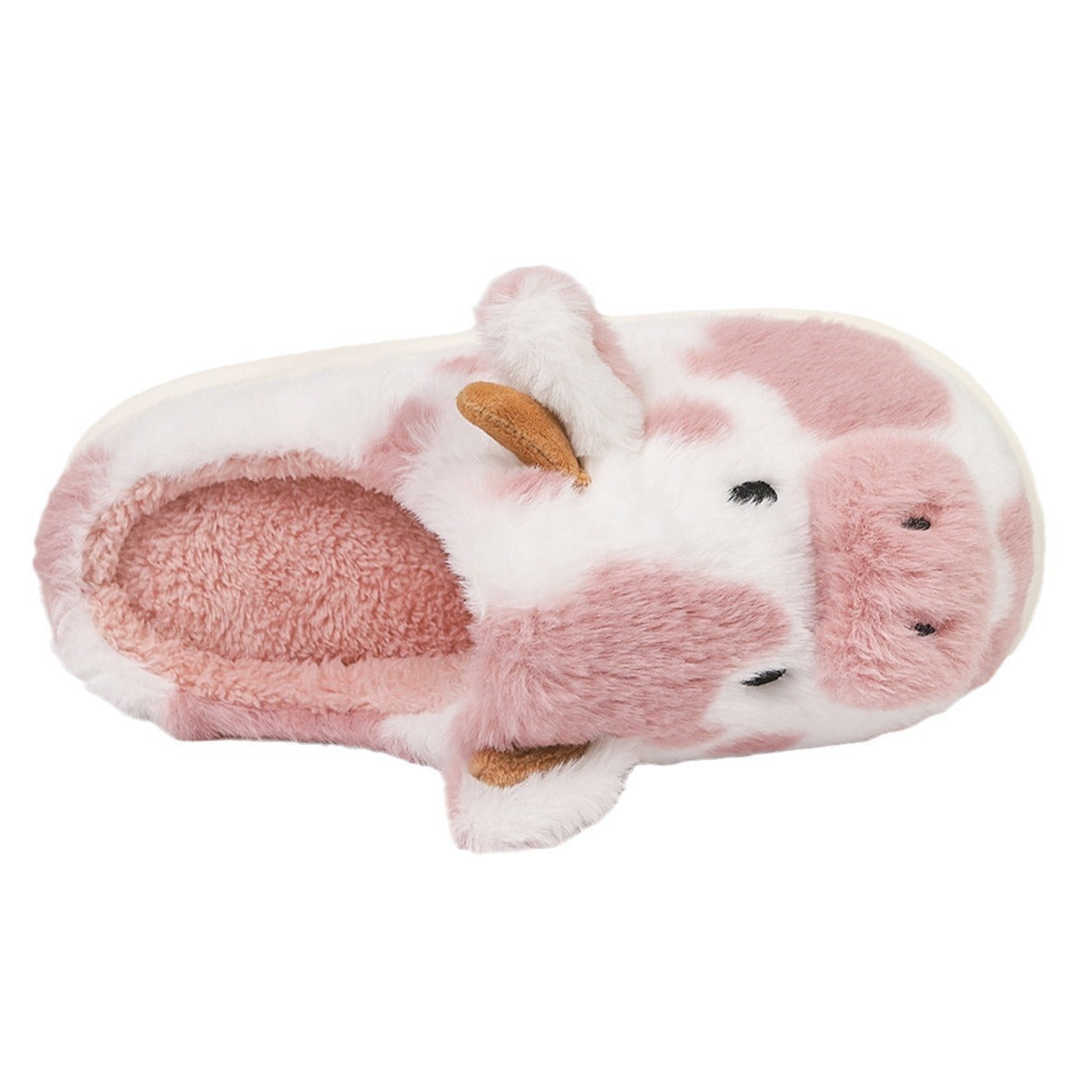 #24 - Cow Plush Slippers
