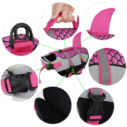 Shark Style Dog Life Vest