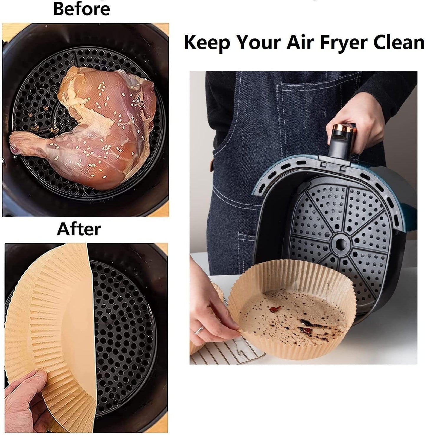 Disposable Non-Stick Air Fryer Liner