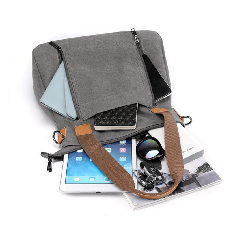 Women Large Canvas Shoulder Bag
