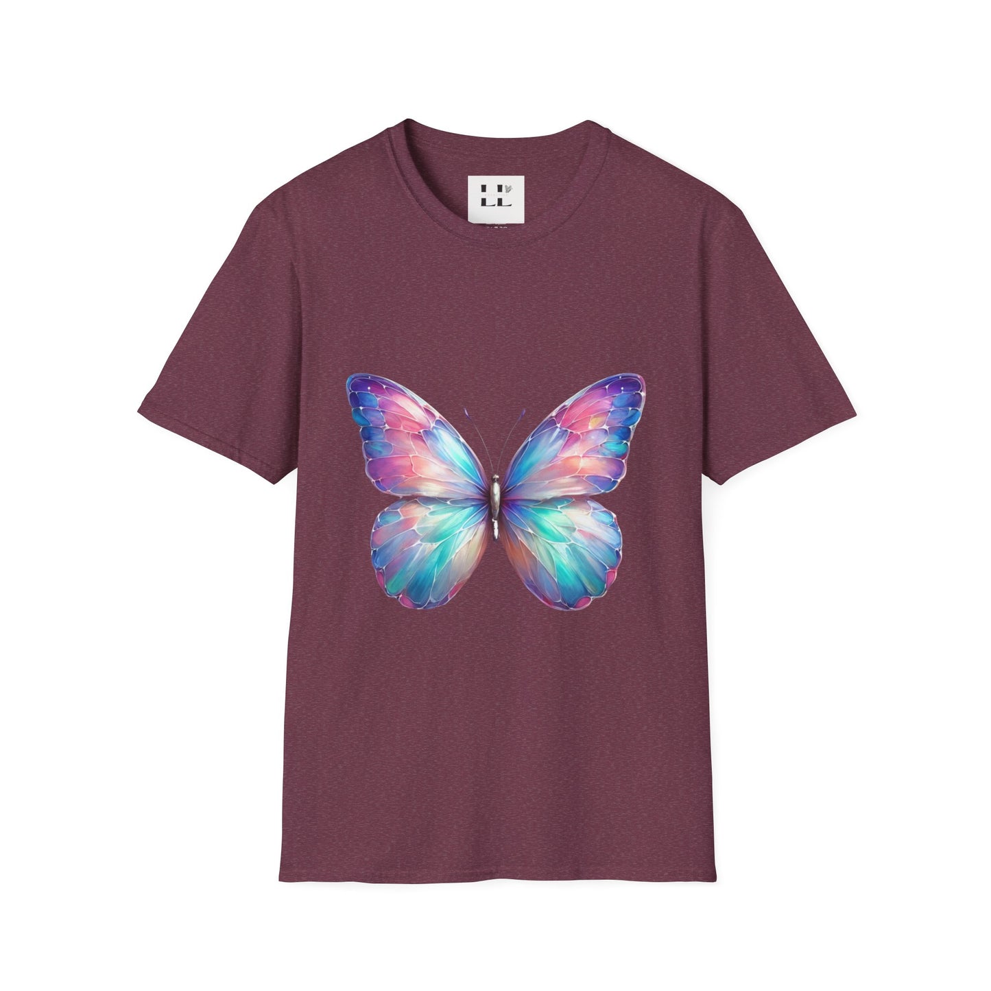 Vibrant Pastel Butterfly T-Shirt - Perfect for Spring and Summer Celebrations & Gift