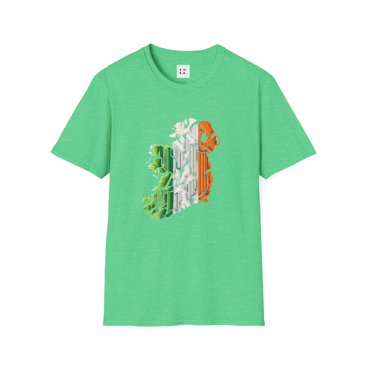 Ireland Map Unisex Softstyle T-Shirt - St. Patrick's Day Gift
