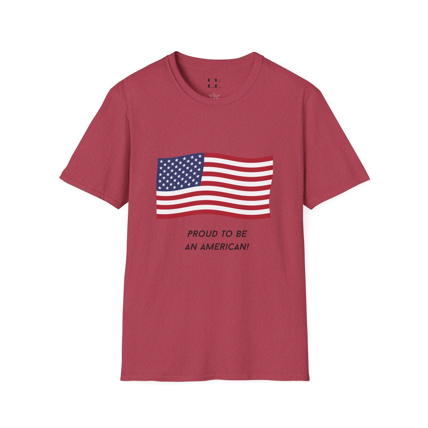 Proud to Be an American Unisex Softstyle T-Shirt - Celebrate Patriotism