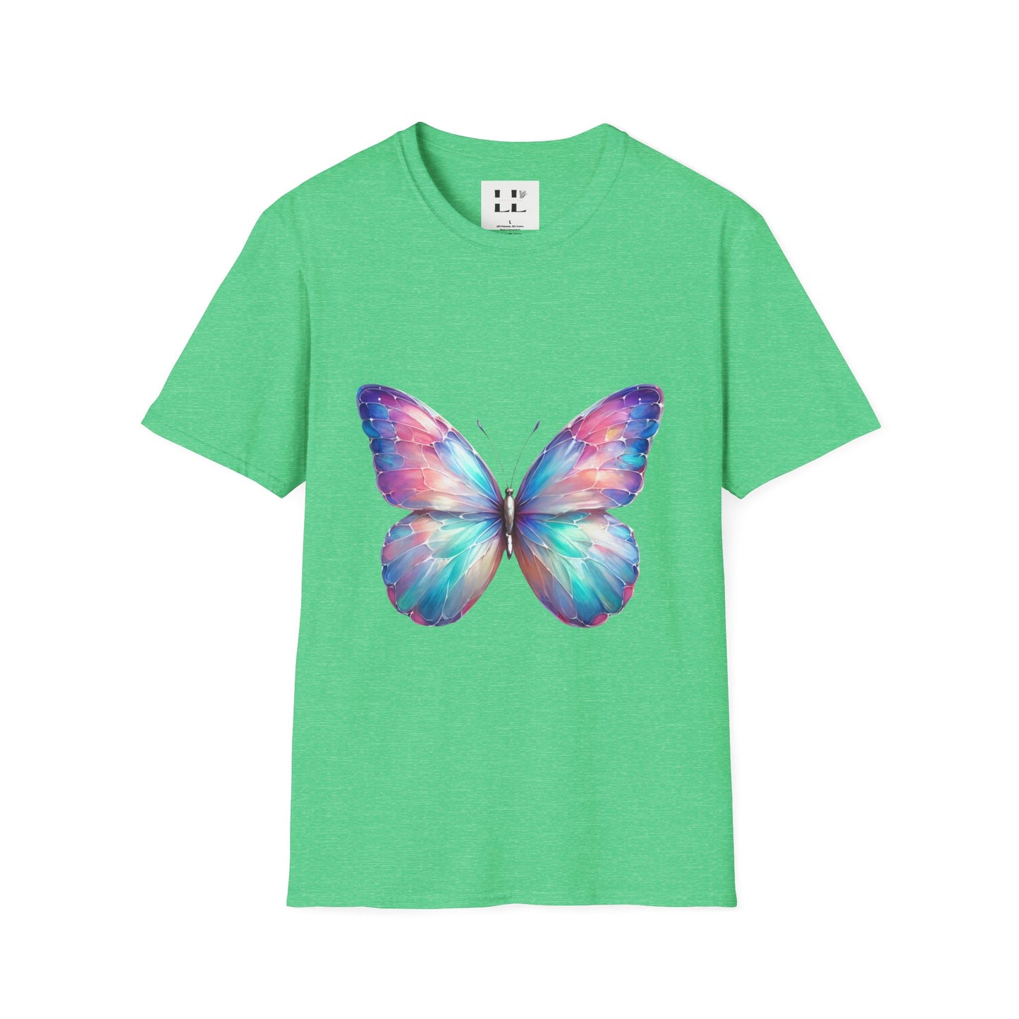 Vibrant Pastel Butterfly T-Shirt - Perfect for Spring and Summer Celebrations & Gift