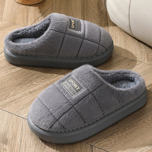 #12 - Men's Anti-Slip Cotton Slippers