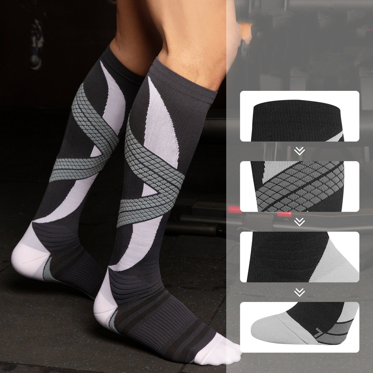 Sports Over the Calf Professional Compression Socks