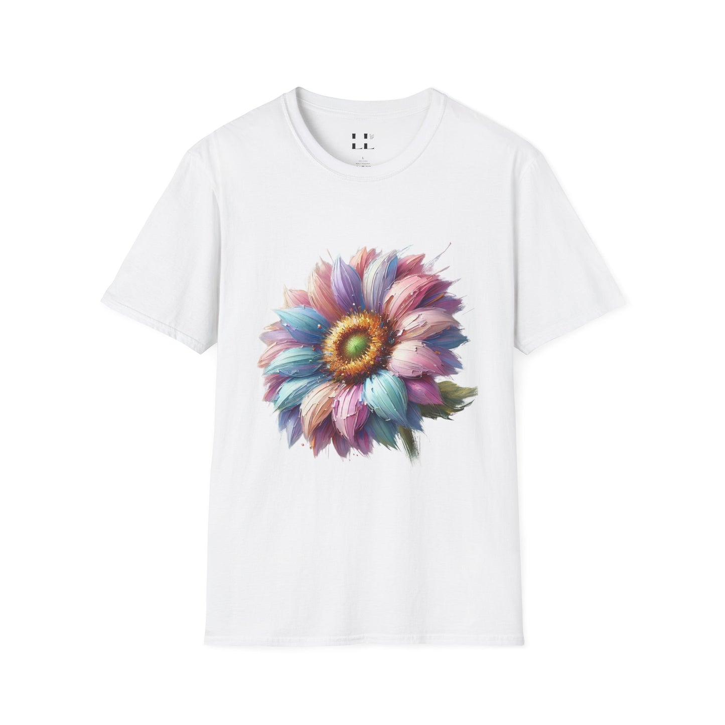 Vibrant Pastel Sunflower T-Shirt - Perfect for Spring and Summer Celebrations & Gift
