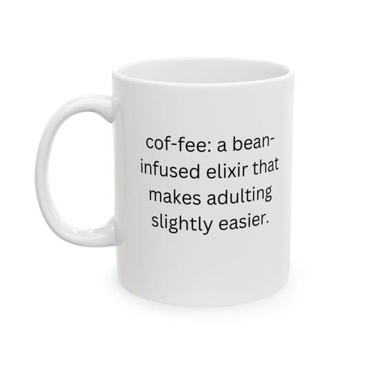 Perfect Gift for Coffee Lovers - A bean-infused elixir that makes adulting slightly easier.