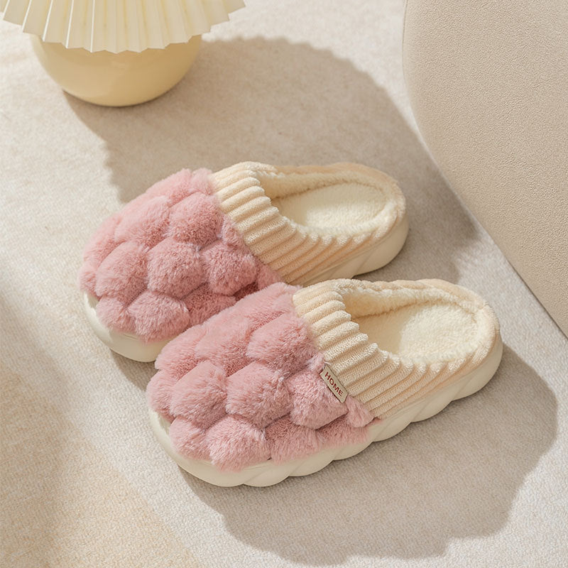 #1 - Non-Slip Women's Cotton Slippers
