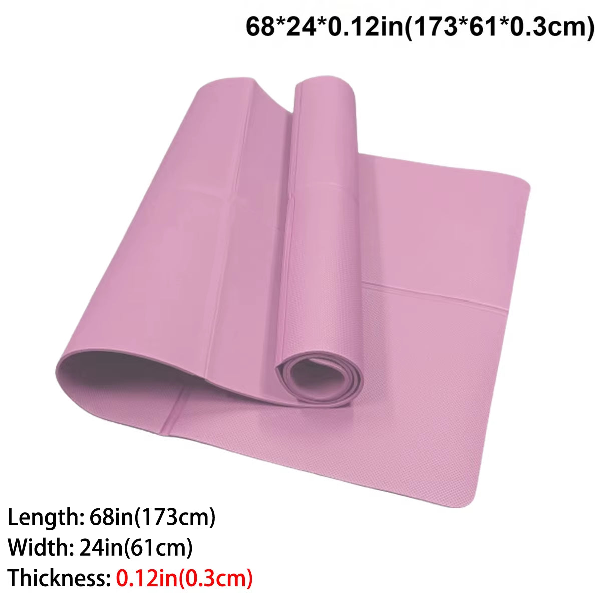 Foldable Yoga Mat Eco Friendly EVA Folding Travel Fitness Exercise Mat 3Mm/4Mm Thicknesses for Yoga Pilates & Floor Workouts