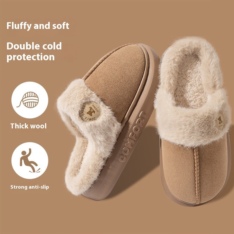 #25 - Women's Thick Soled Plush Slippers