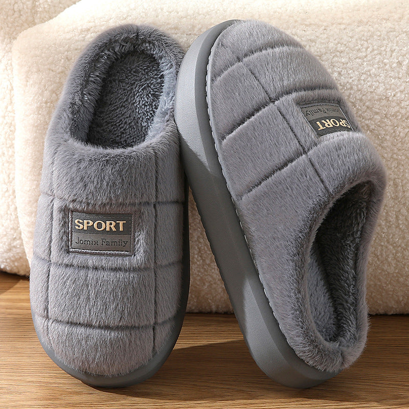 #12 - Men's Anti-Slip Cotton Slippers