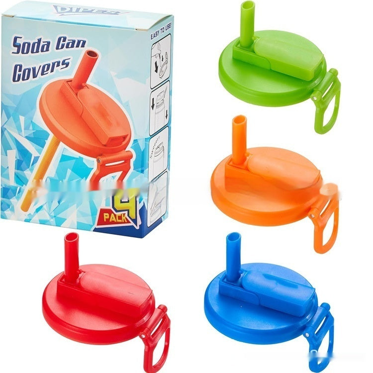 Soda Can Covers w / Straw