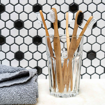 Eco-Friendly Bamboo Toothbrush Set