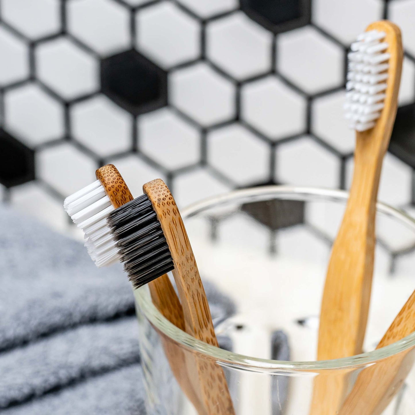 Eco-Friendly Bamboo Toothbrush Set