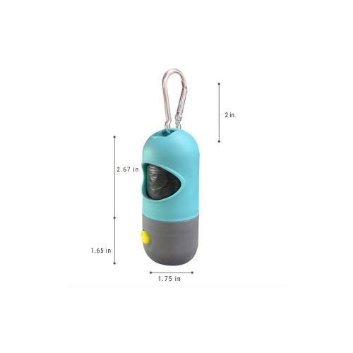 Dual Action Doggie Bag Carrier/LED Flashlight