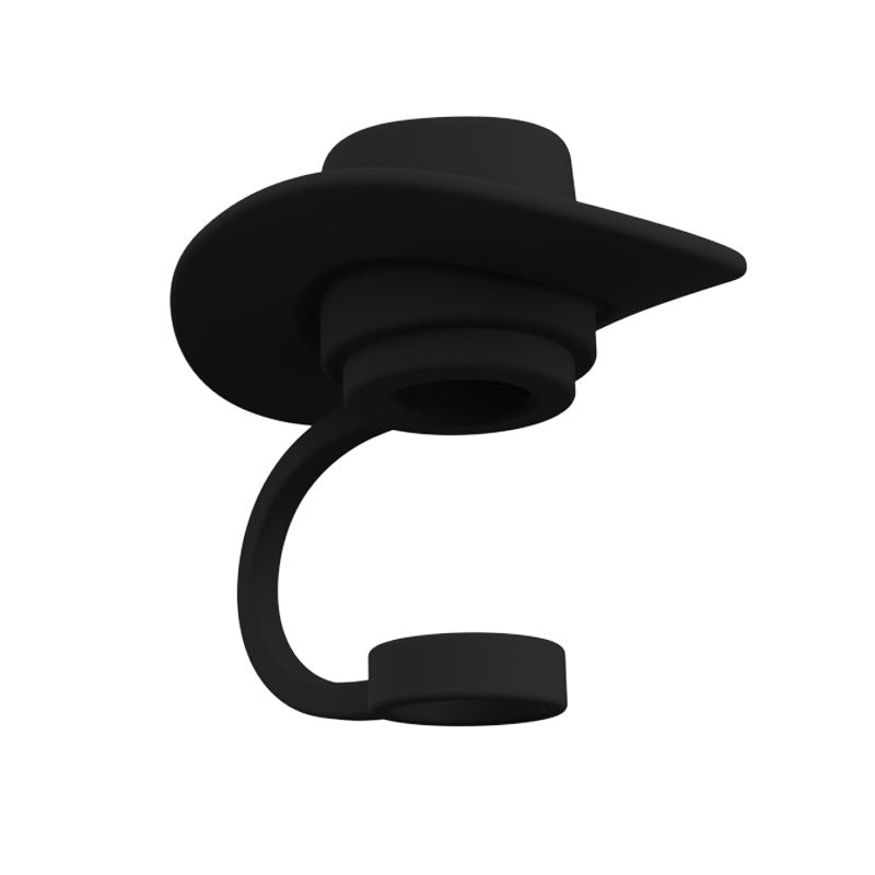Novelty Straw Toppers - Reusable Cowboy Hat