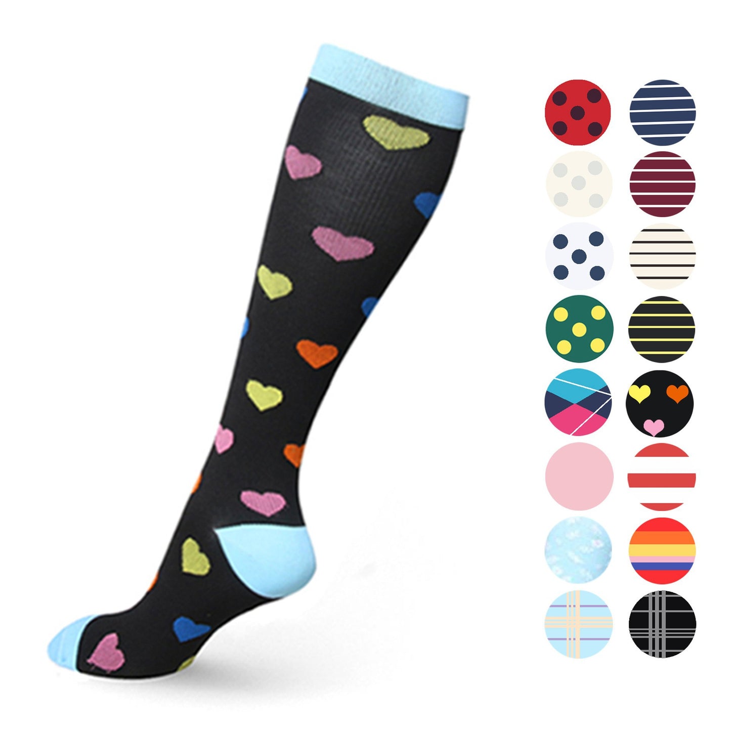 Nurse-Running-Cycling Breathable Compression Stockings