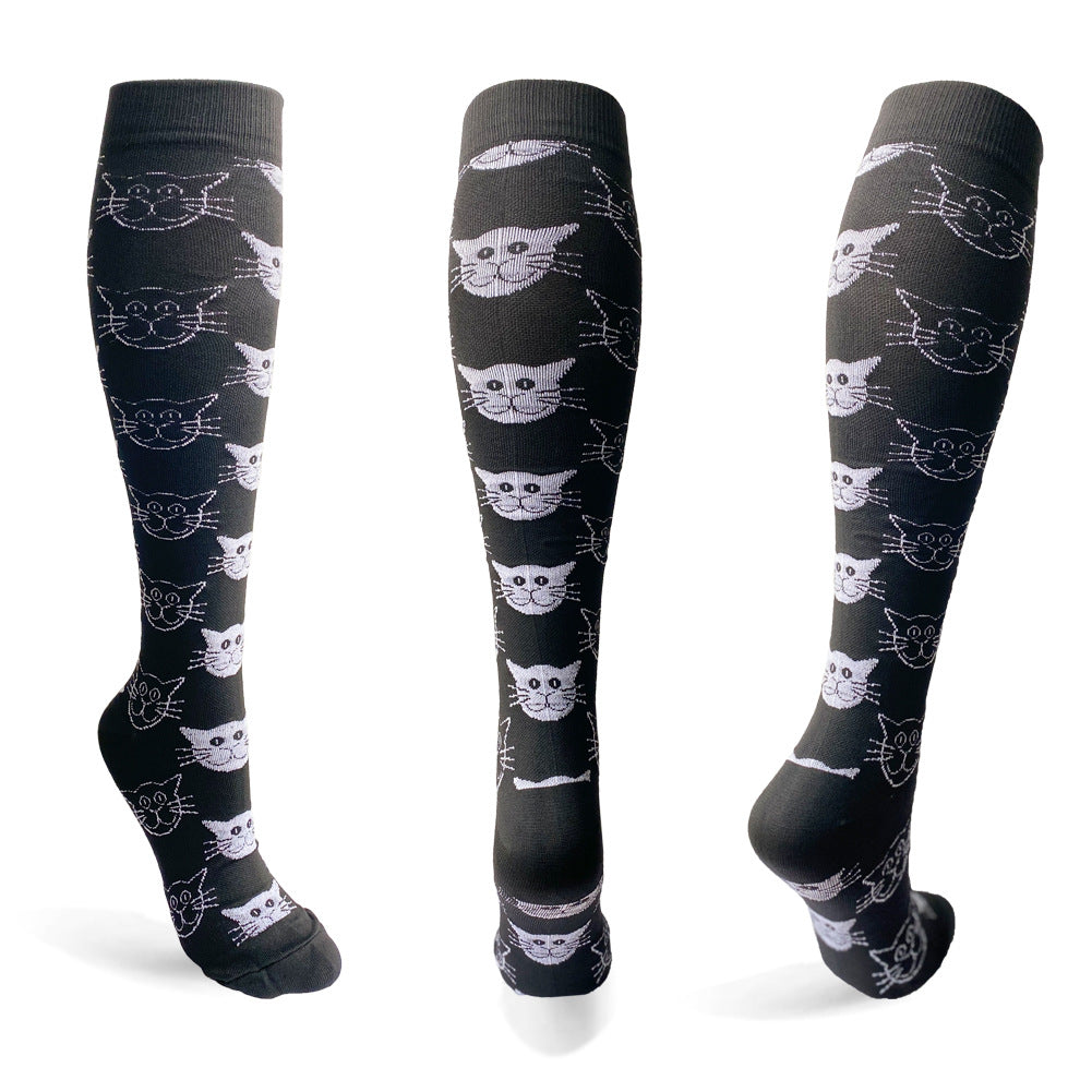 Nurse-Running-Cycling Breathable Compression Stockings