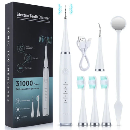 Ultrasonic Dental Scaler for Effective Teeth Cleaning, Tartar and Plaque Removal, Rechargeable Whitening Oral Care Device
