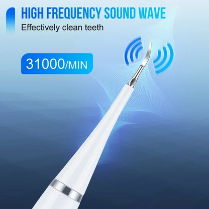 Ultrasonic Dental Scaler for Effective Teeth Cleaning, Tartar and Plaque Removal, Rechargeable Whitening Oral Care Device