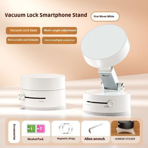 Vacuum Lock Magnetic Smartphone Stand