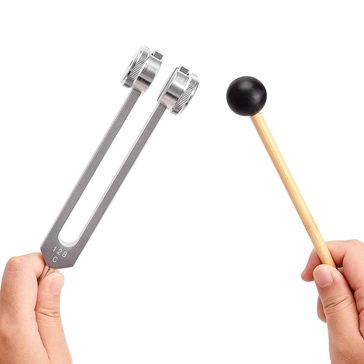 128 Hz Bio-Acoustic Tuning Fork For Sound Therapy/Stress Relief