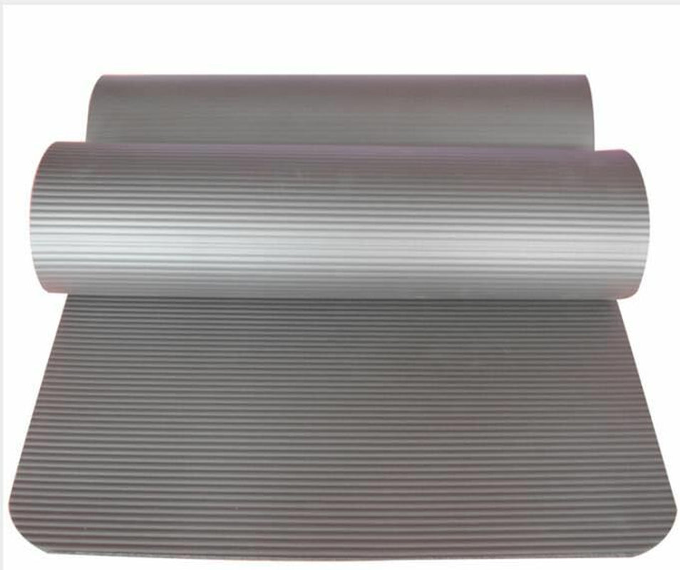 Extra Thick 10Mm Exercise Yoga Pilates Mat Gym Fitness NBR 72"X 24" W/ Bag Strap