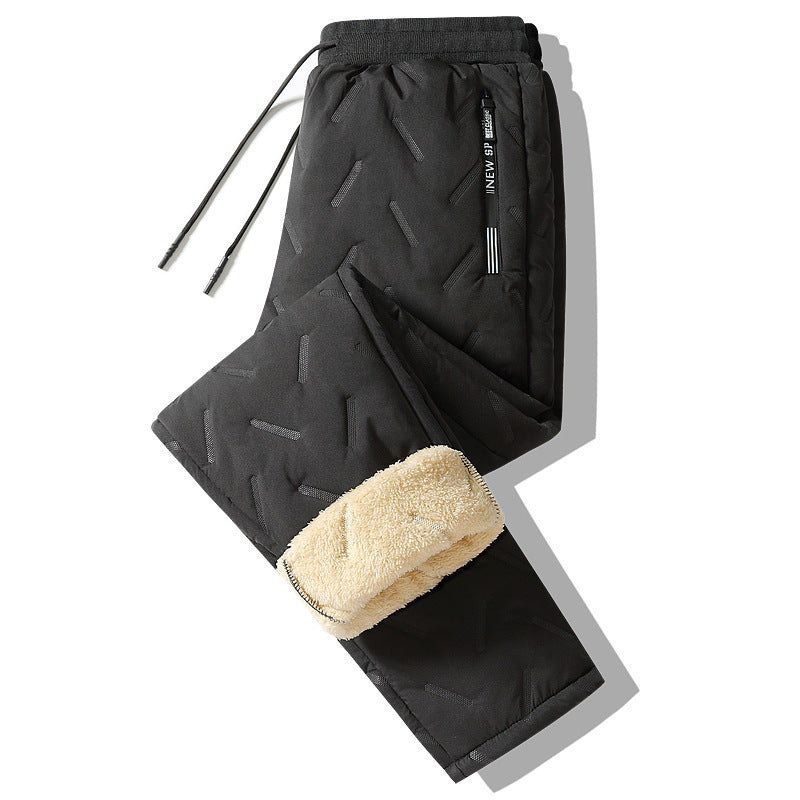 Men's Winter Plush Thick Fleece Thermal Pants