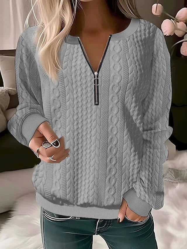 Women's Quarter Zip Sweater