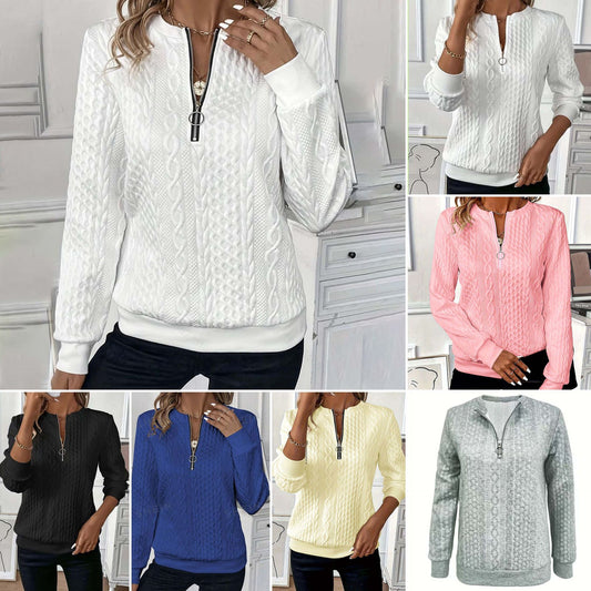 Women's Quarter Zip Sweater