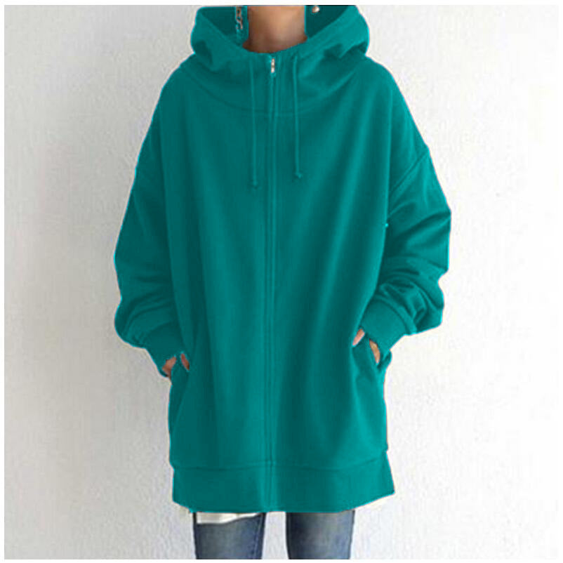 Oversized Women's Loose Hooded Sweatshirt