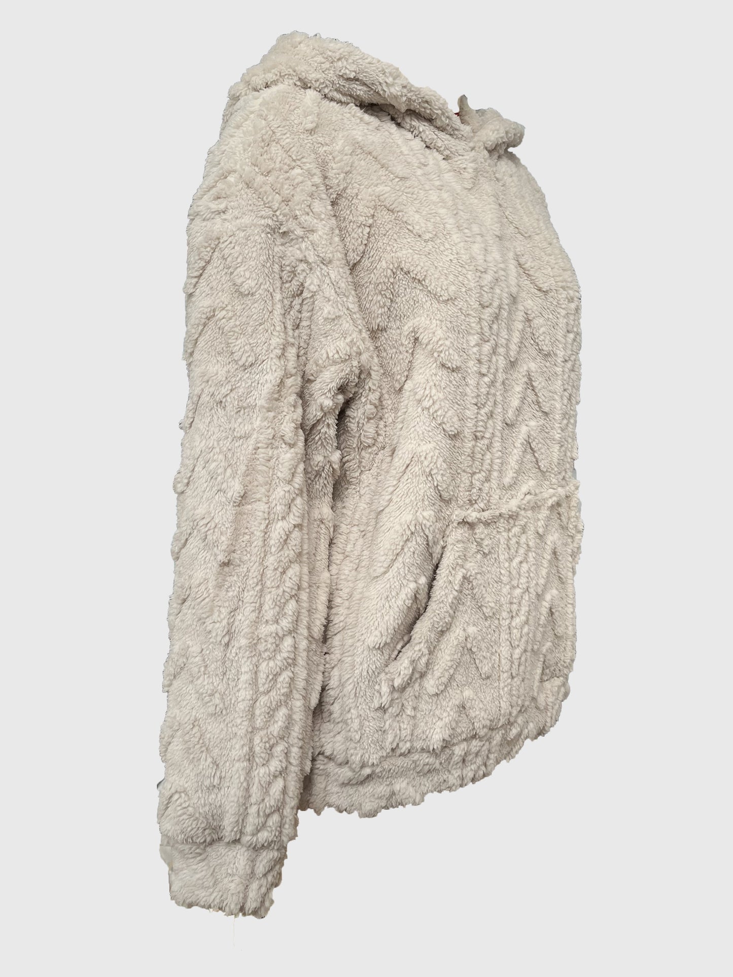 Super Soft Textured Hoodie with Pocket