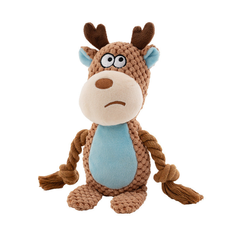 Tug and Squeak Dog Toy