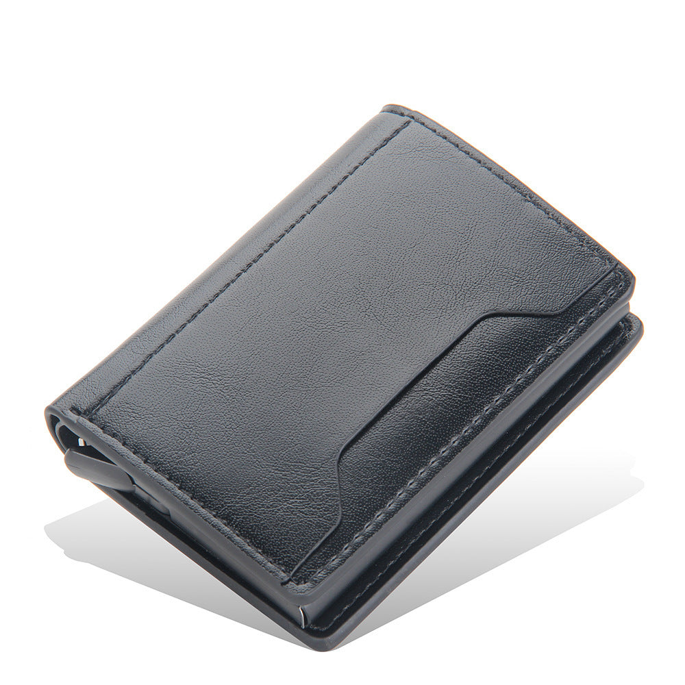 Men's Anti-Theft Leather Card Holder