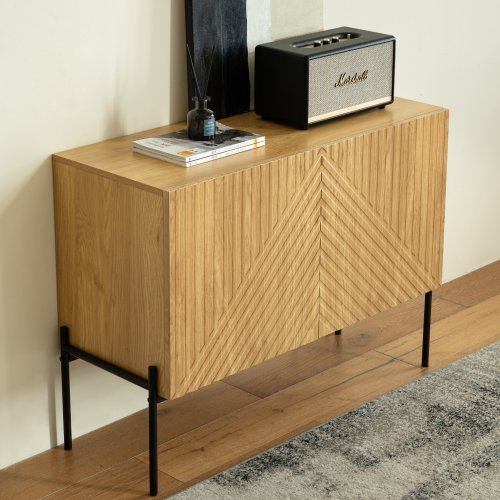 Fiberboard Groove Storage Cabinet