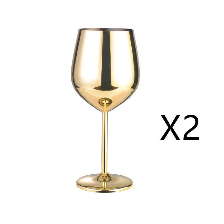 Stainless Steel Wine Goblets