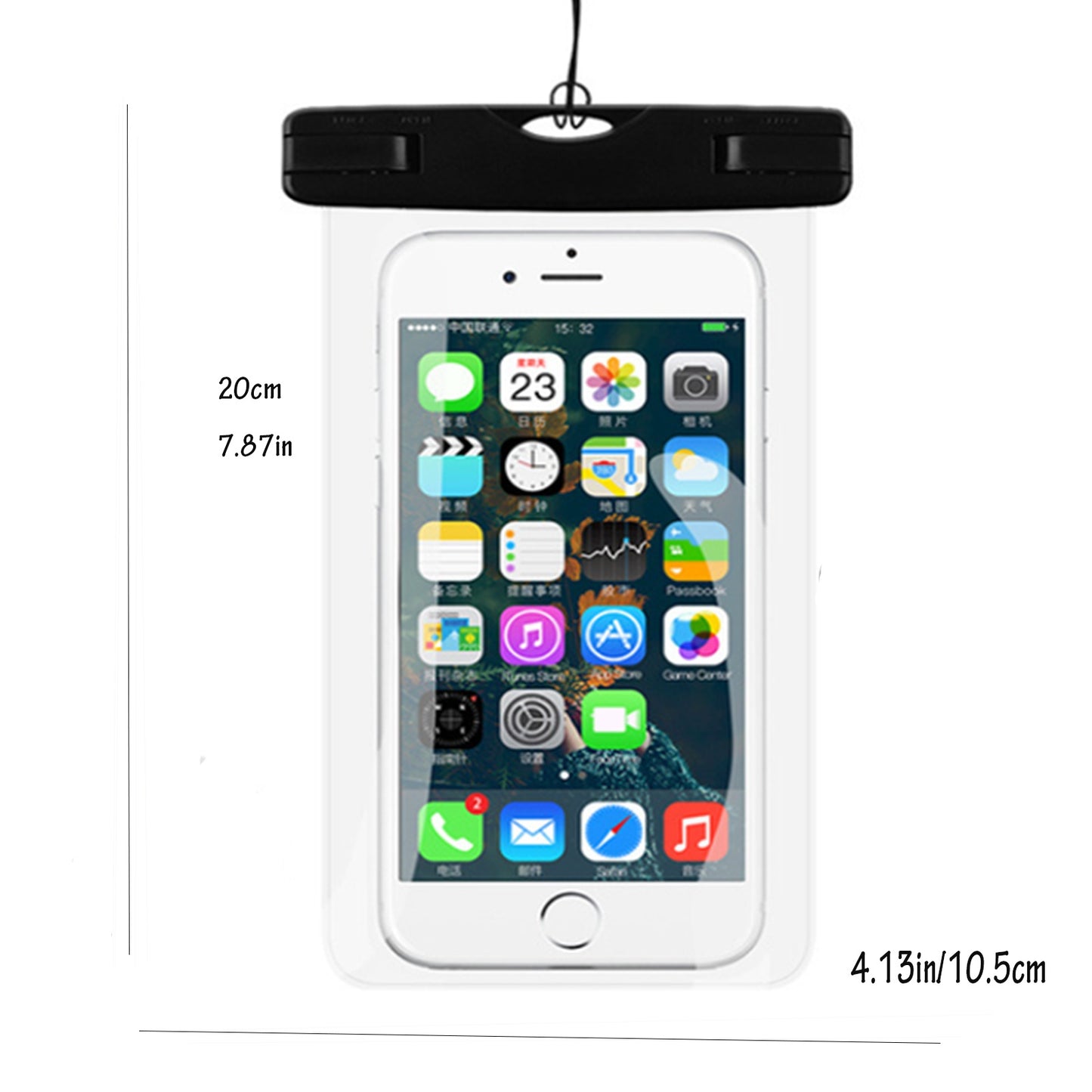 2 Pack Waterproof Phone Pouch