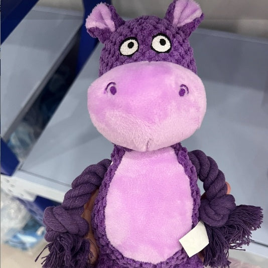 Tug and Squeak Dog Toy