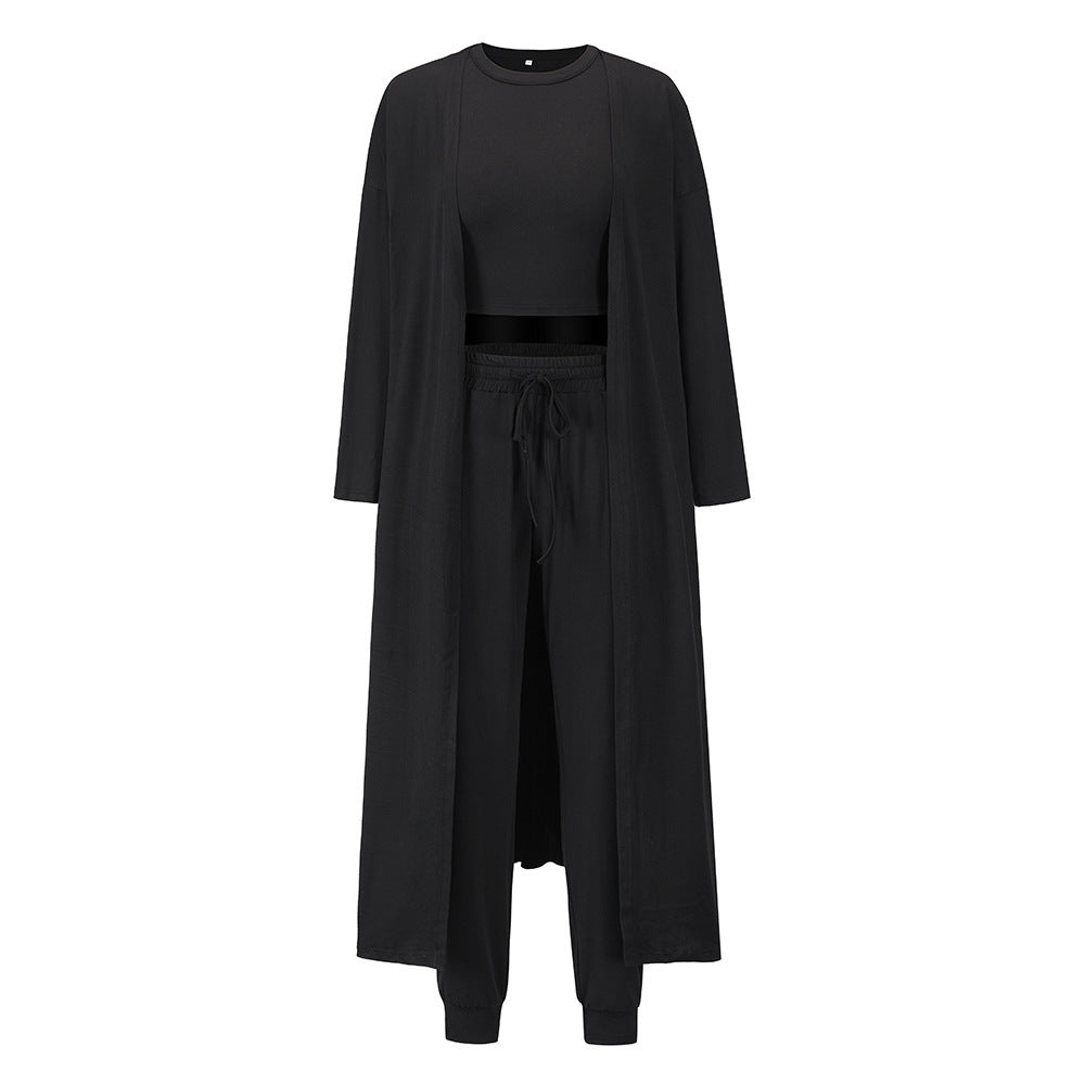 Women's Knitted Slim-Fit Sports Suit