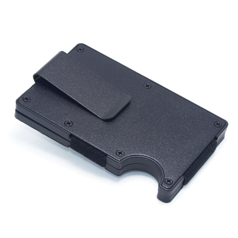 Sleek Carbon Fiber Wallet with Money Clip