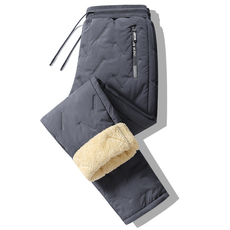 Men's Winter Plush Thick Fleece Thermal Pants