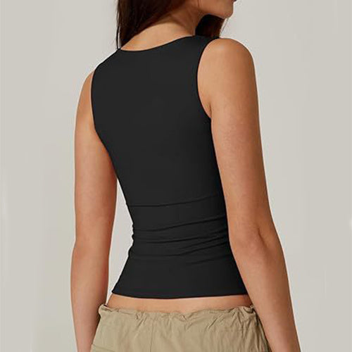 Square-Neck Tank Top