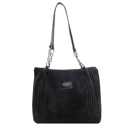 Large Capacity Corduroy Shoulder Bag