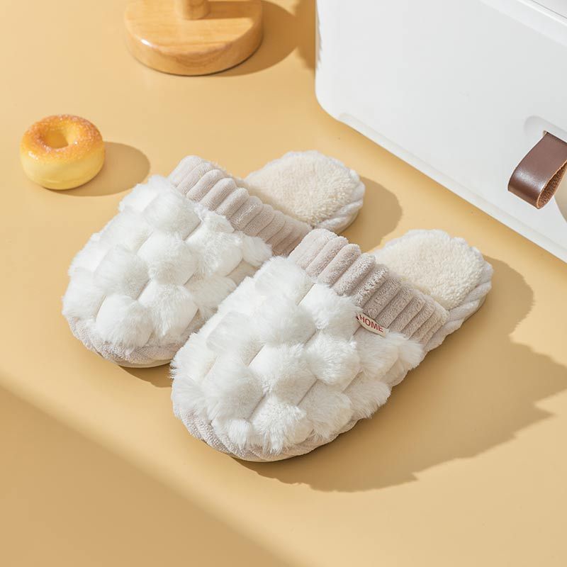 #1 - Non-Slip Women's Cotton Slippers