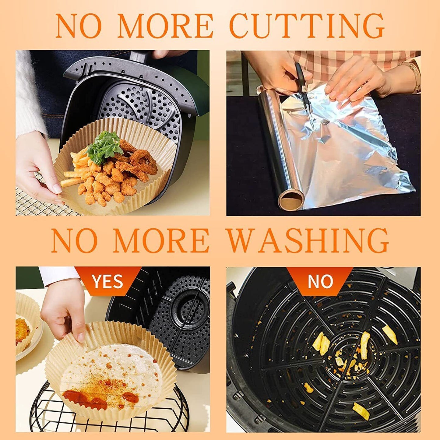 Disposable Non-Stick Air Fryer Liner
