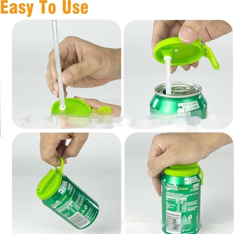 Soda Can Covers w / Straw